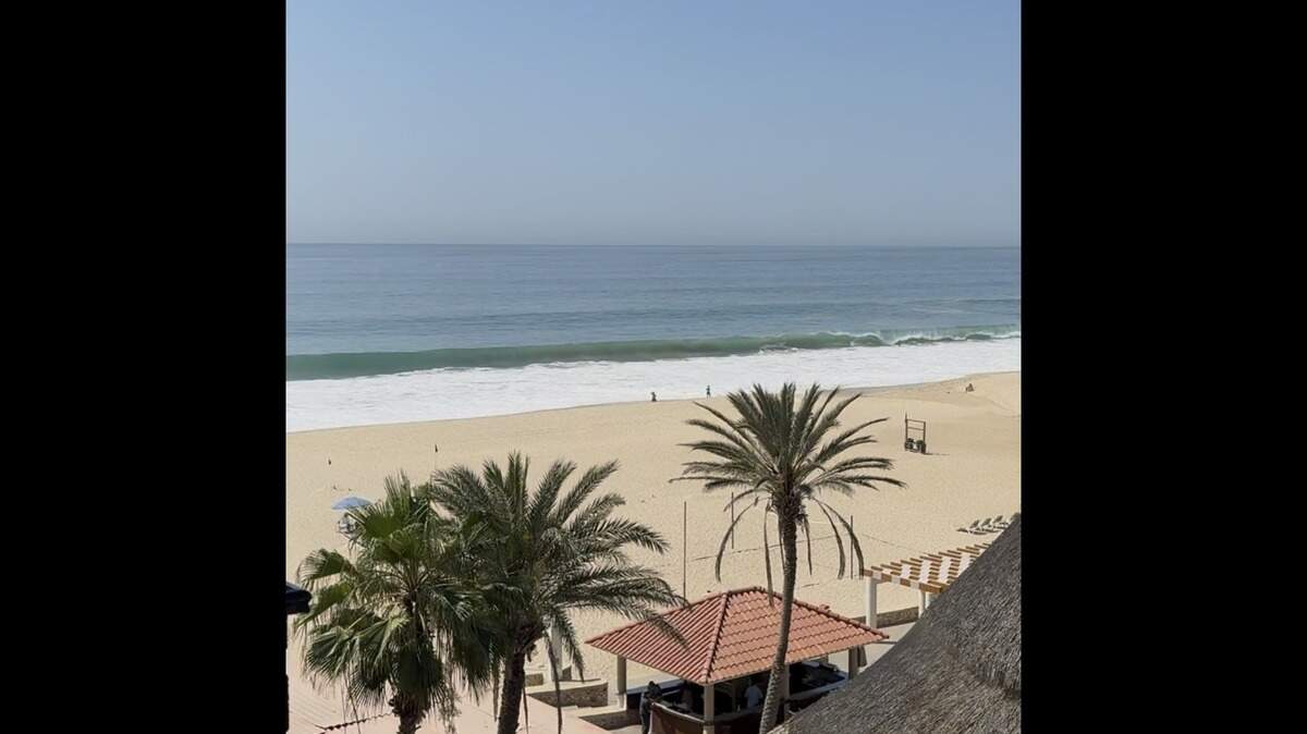 An off-duty fire captain rescued an unconscious toddler from the ocean in Mexico, officials said.