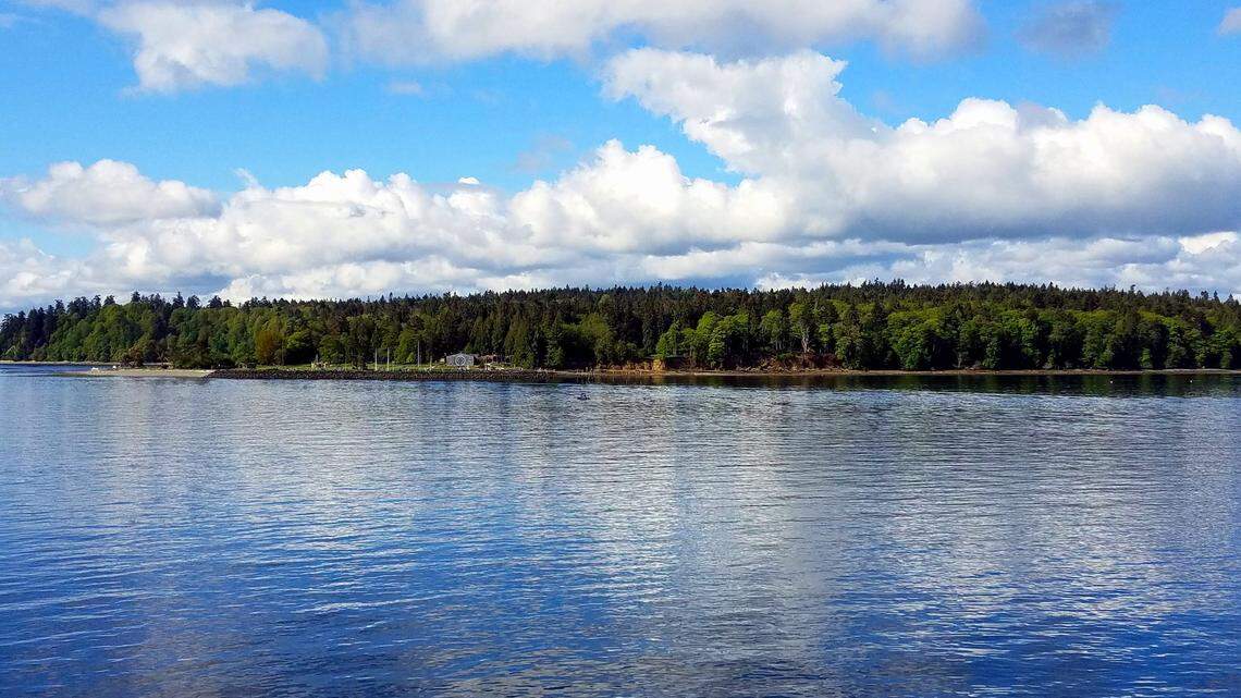 Two people were rescued near Blake Island in Washington.
