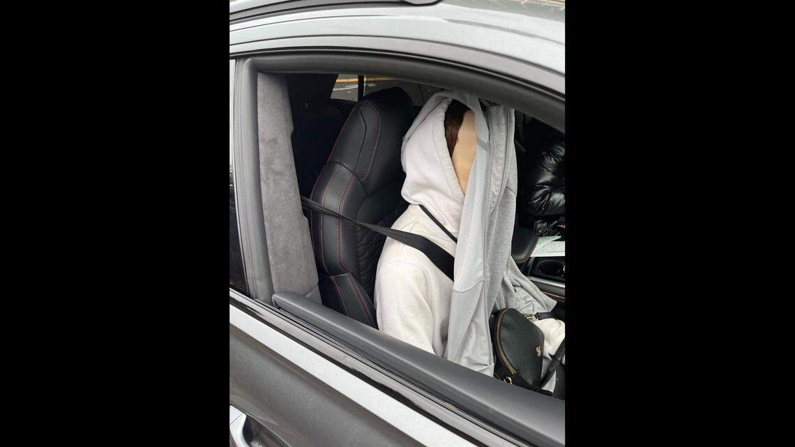 A driver was cited for driving in the HOV lane with a mannequin sitting in the passenger seat on Jan. 31 in Washington, troopers said.