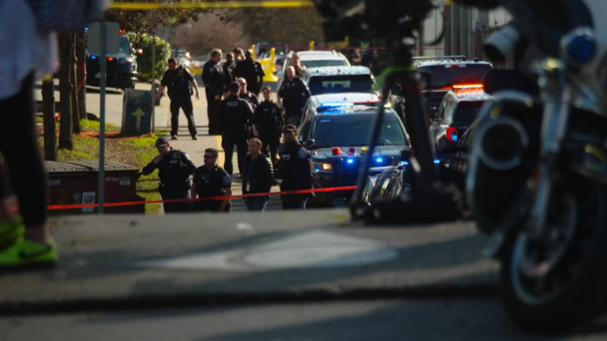 A middle school girl was struck by a vehicle on a sidewalk in Seattle, police said.