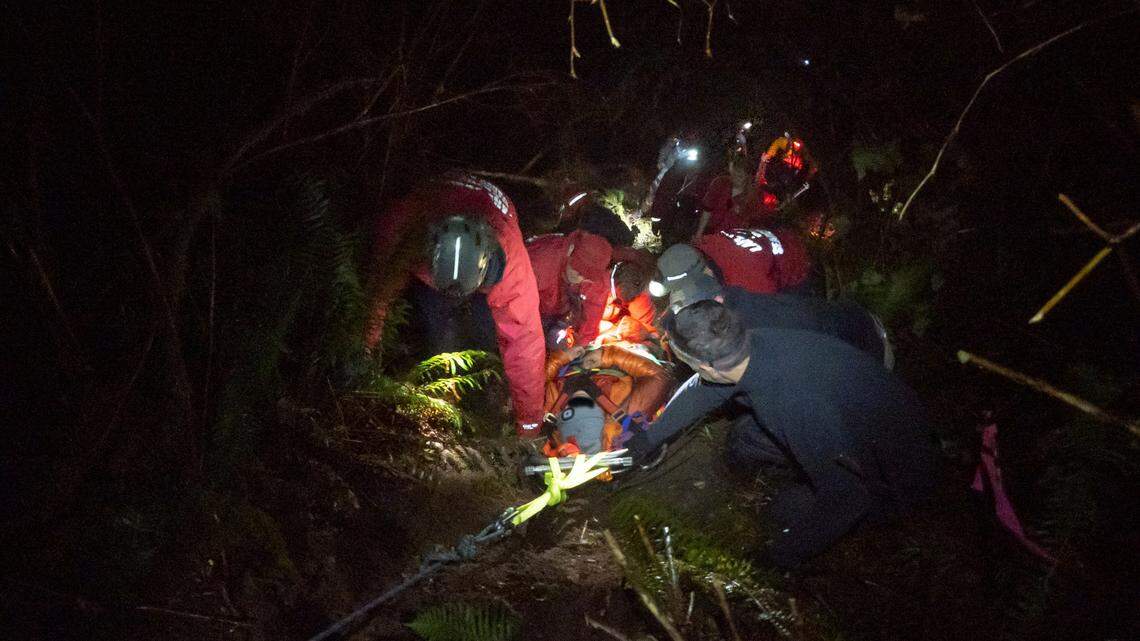 A couple became lost and separated while mushroom picking near Florence, Oregon, deputies said. The man called for help Nov. 6 after finding his way out of the woods.