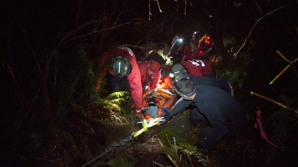 A couple became lost and separated while mushroom picking near Florence, Oregon, deputies said. The man called for help Nov. 6 after finding his way out of the woods.