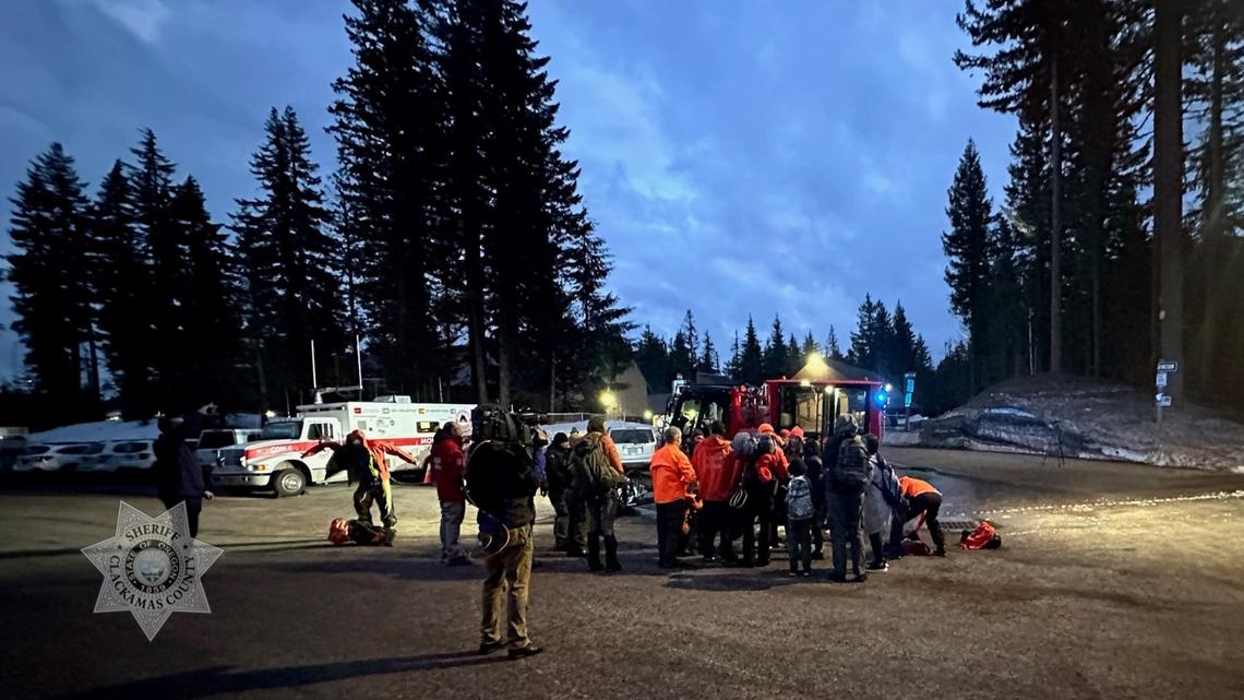 Six hikers became stranded in Mount Hood National Forest on March 19, deputies said. They were returned to safety 24 hours later.