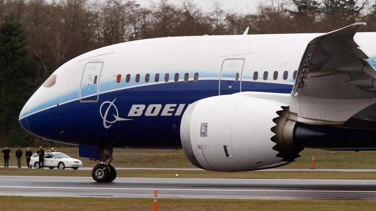A Boeing 787 Dreamliner taxis down Paine Field in Everett. Boeing is one of several large businesses that would see a property tax cut under Republican lawmakers’ plan to fix how Washington state pays for schools.