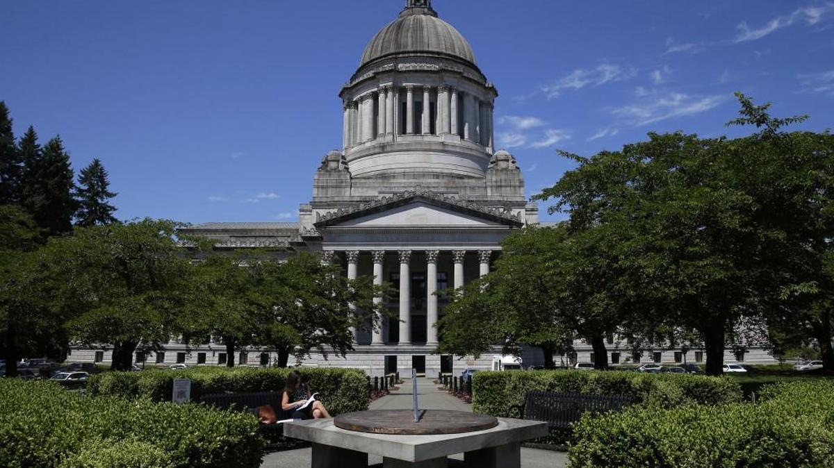 The Legislative Building is shown Friday, June 30, 2017, at the Capitol in Olympia, Washington, the day lawmakers approved a new plan to fix the way the state pays for schools. The tax effects of the plan have been a bit murky since the bill passed.