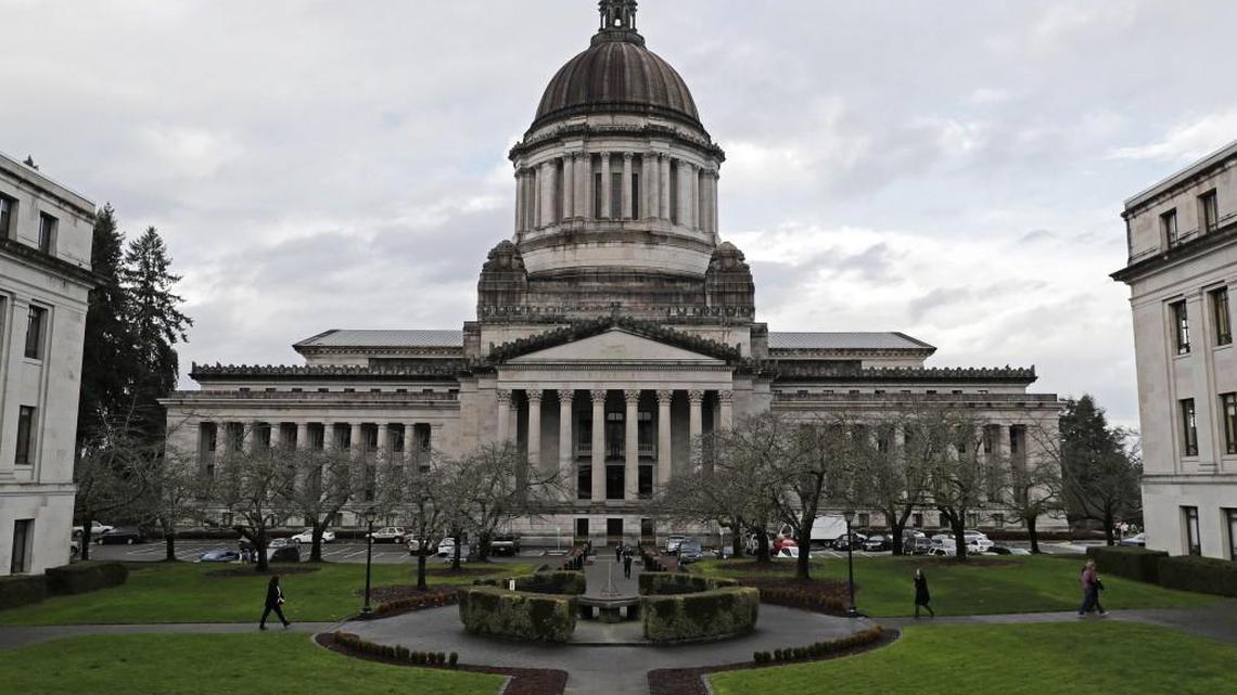 In this Jan. 5, 2018 photo, the Legislative Building is shown at the Capitol in Olympia, Wash. (AP Photo/Ted S. Warren)
