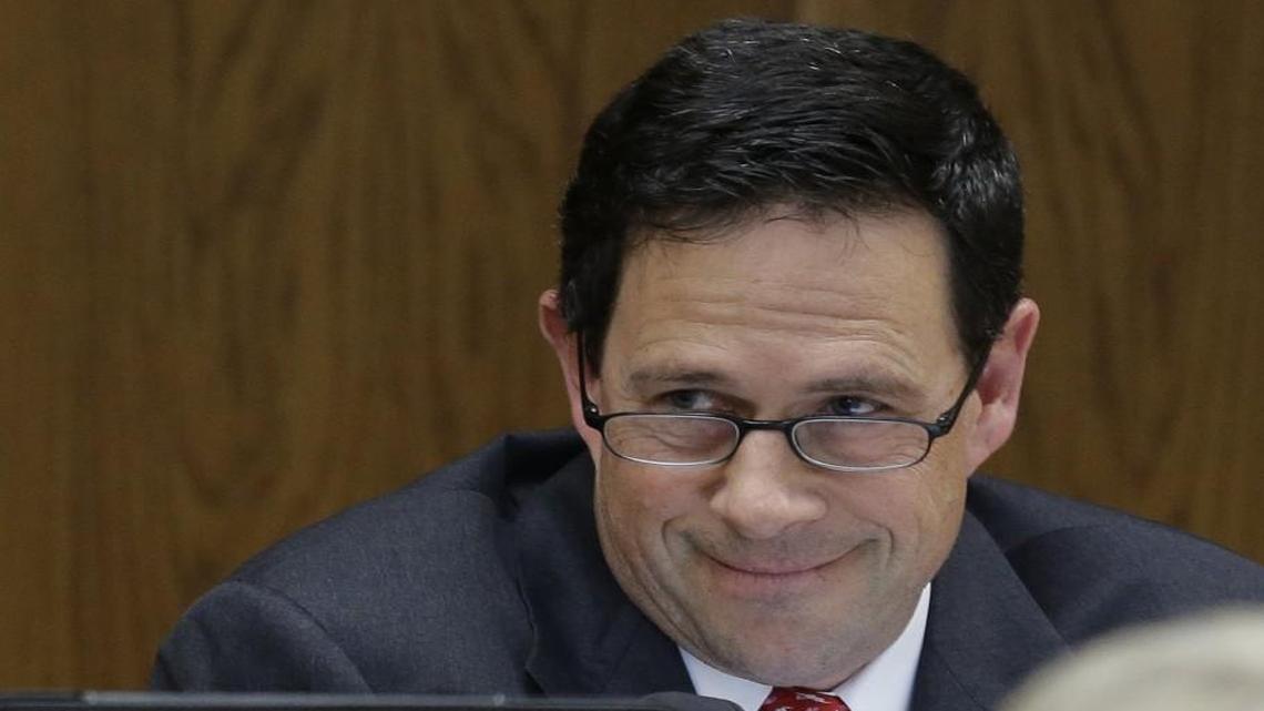 In this Feb. 9, 2015 photo, Sen. Andy Hill, R-Redmond, the key budget writer for the Washington state Senate, listens to a question during a hearing in Olympia. Hill, who was 54, died Oct. 31, 2016, of lung cancer.