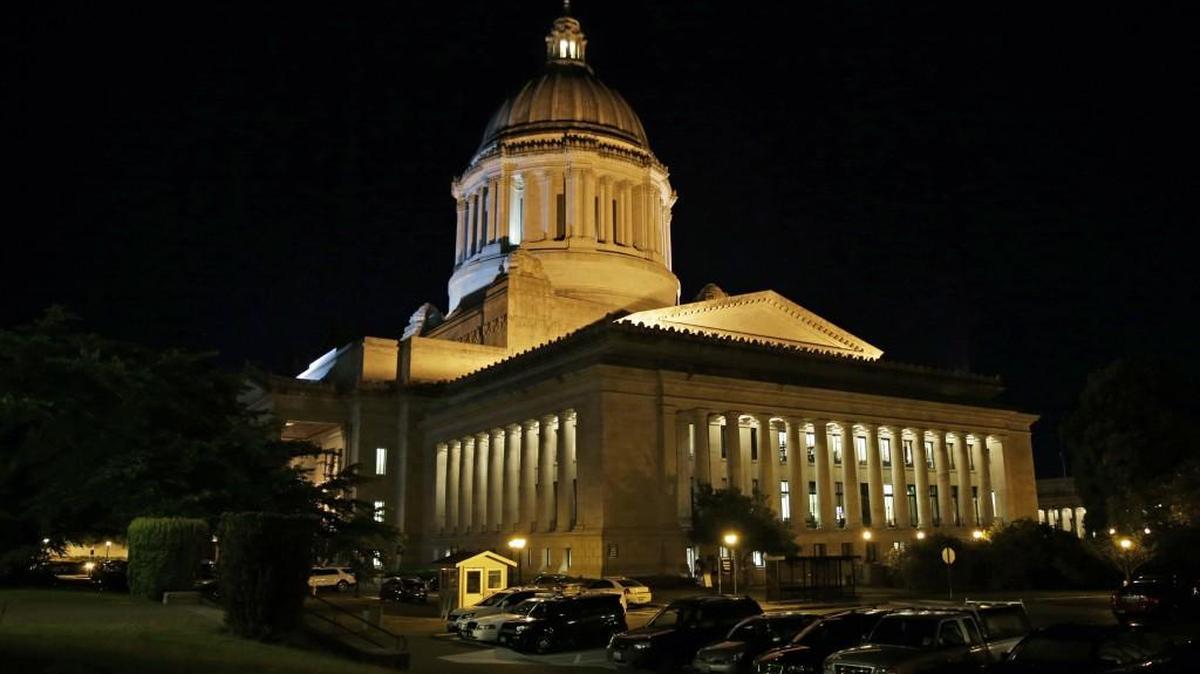 The state Legislative Building in Olympia is shown in this file photo from July.