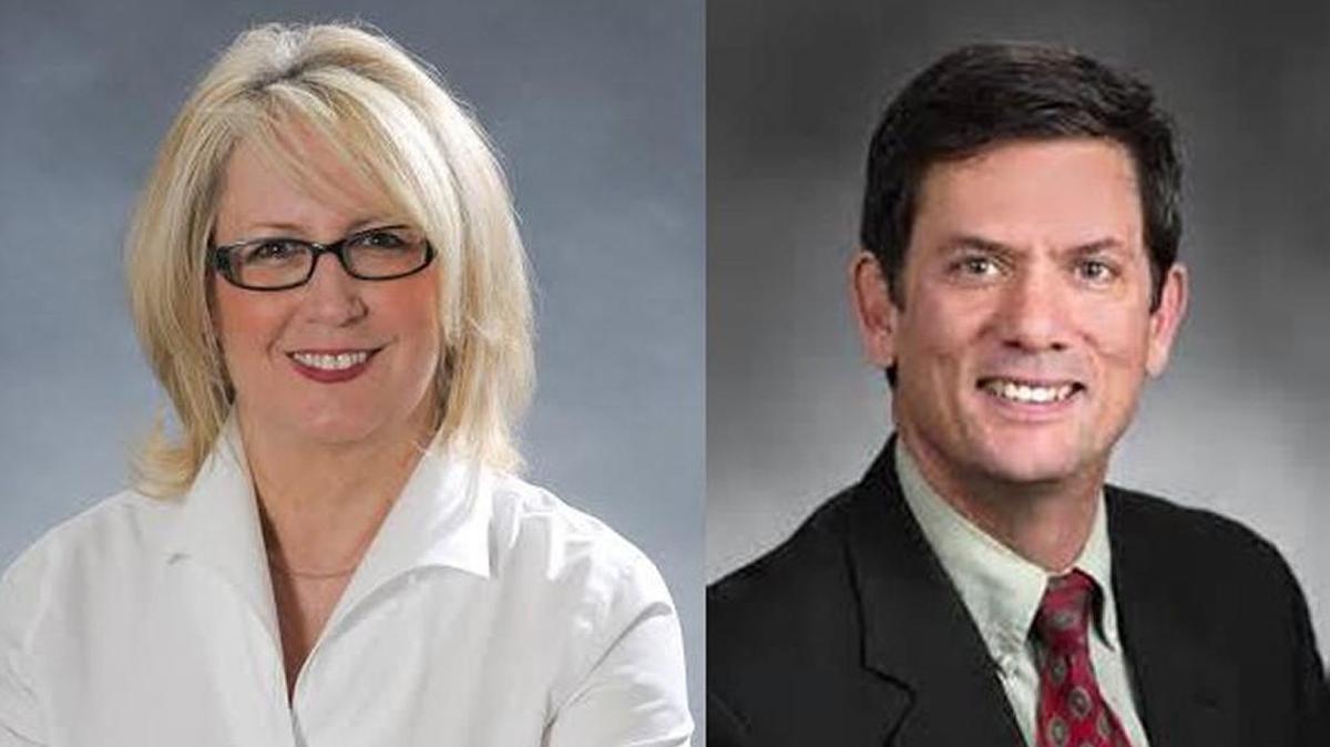 Democrat Pat McCarthy, left, and Republican Mark Miloscia are running for state auditor.