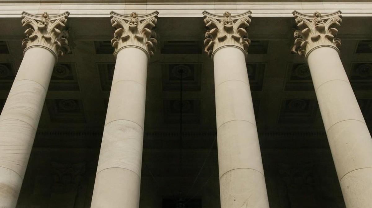 The state Legislative Building in Olympia. The state Senate is considering broader use of social media hashtags.