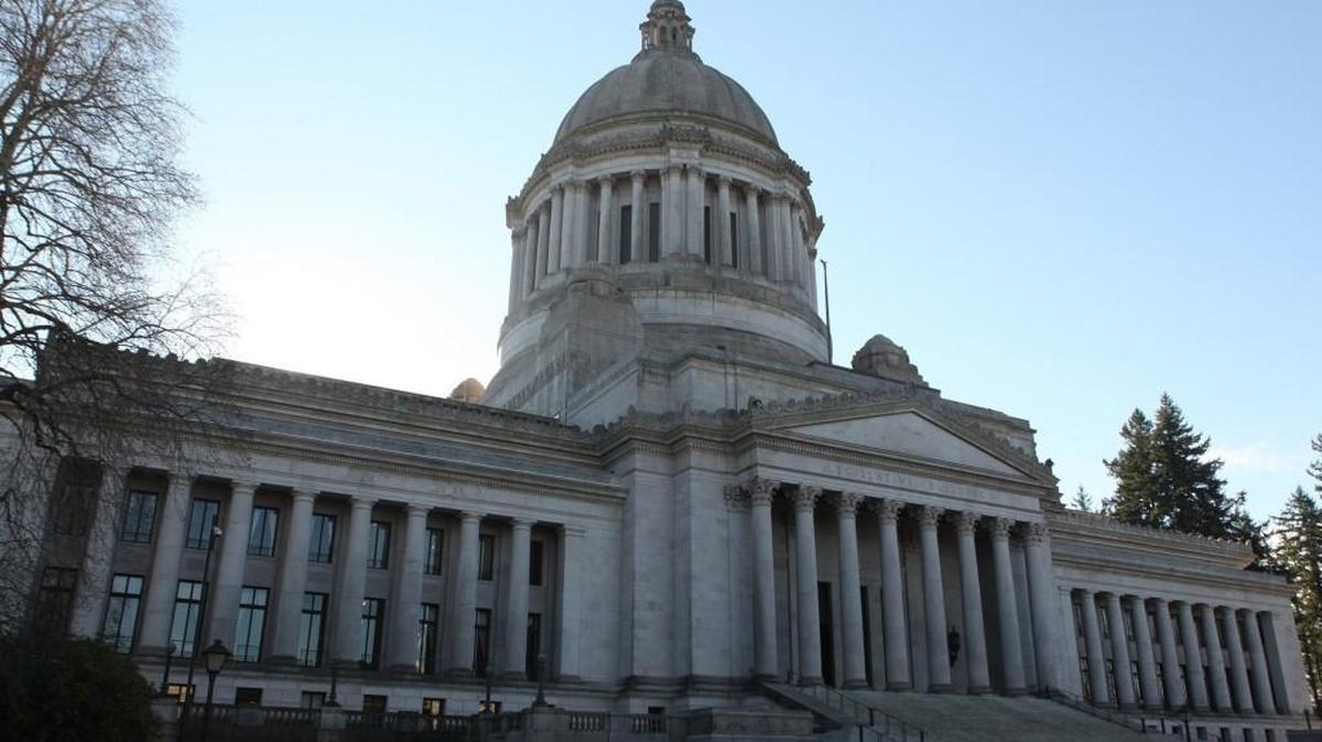 The state Legislative Building in Olympia is shown in January 2013.