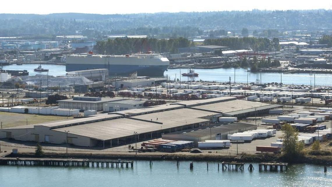 A view of a portion of Puget Sound Energy’s proposed 30-acre liquid natural gas plant site on the Tacoma Tideflats. The port and city of Tacoma plan to create a subarea plan for the Tideflats that specifies a vision for development there.