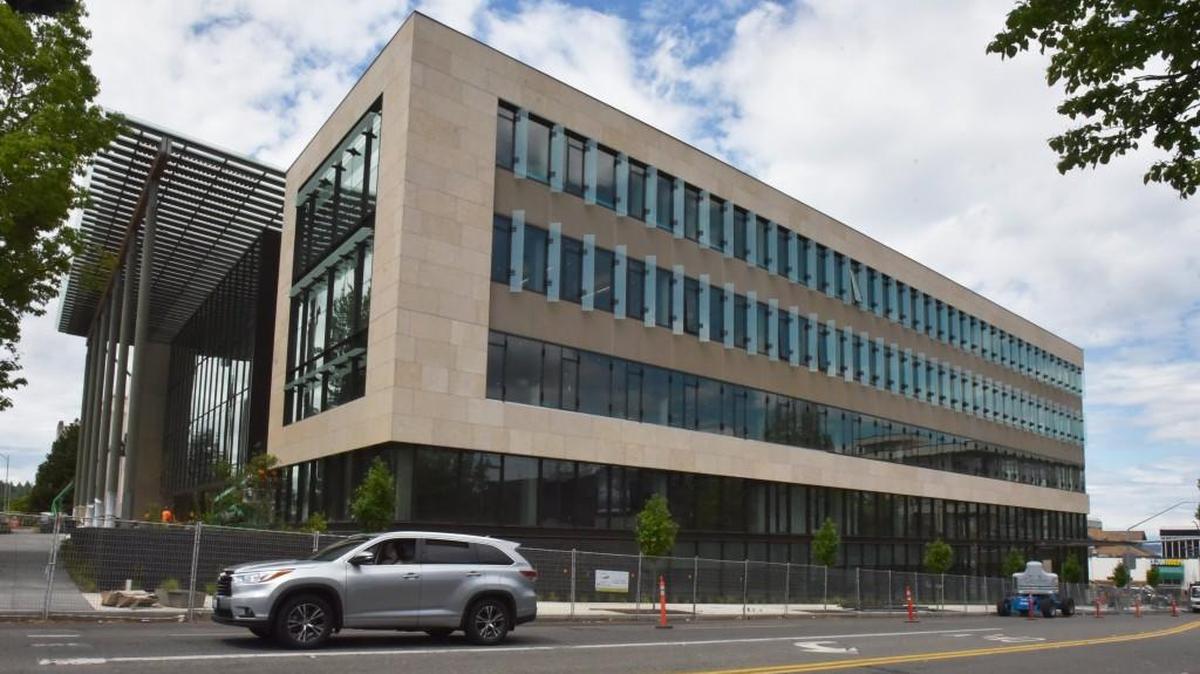 The state-owned building at the corner of 11th and Capitol Way in Olympia has been named for former Democratic lawmaker Helen Sommers, who died in 2017 at age 84.