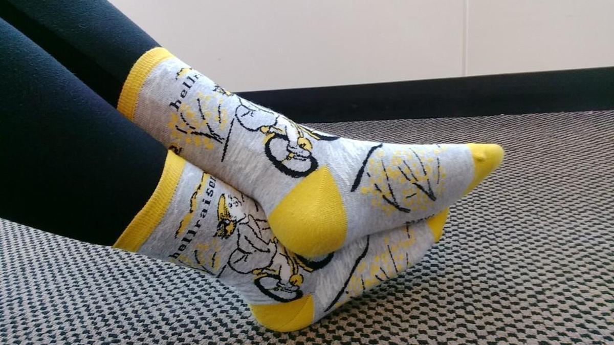 In a Monday newsletter, Secretary of State Kim Wyman wrote that people have been asking how they can show their support. She said they should wear fun socks.