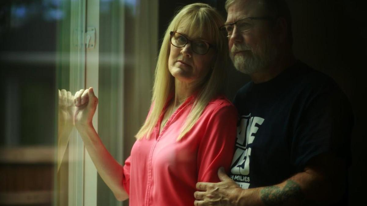 Marilyn Balcerak, sponsor of Initiative 1491, and her partner, Matt Smith, of Bonney Lake.