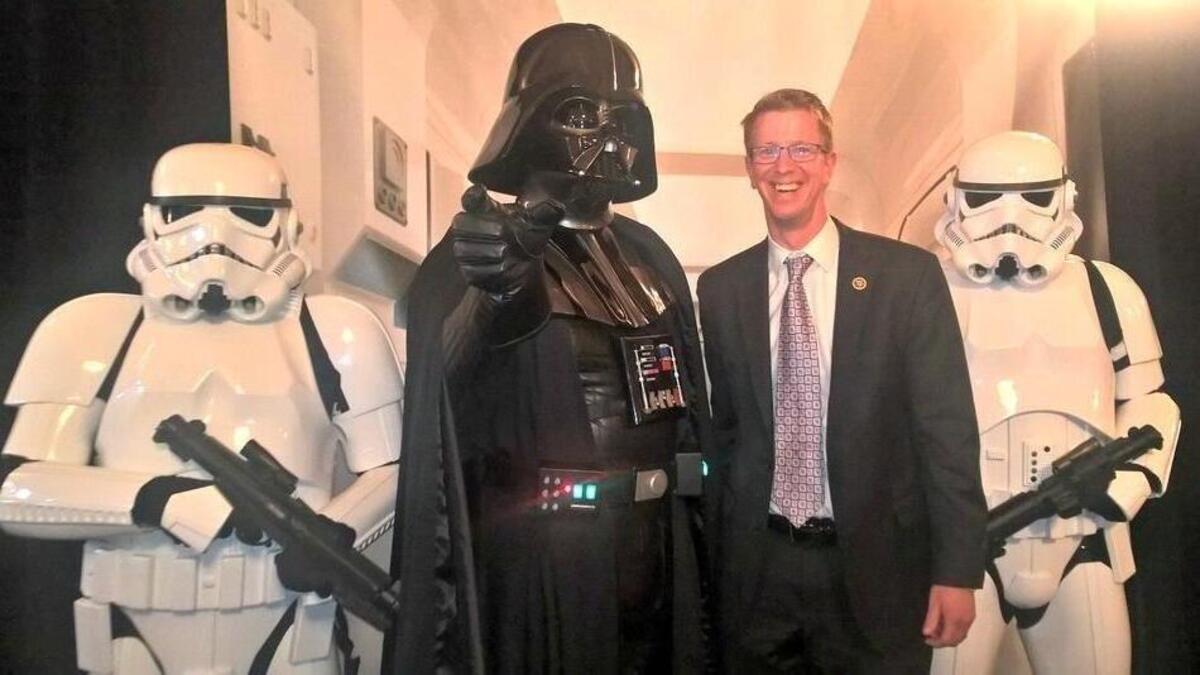 The official Twitter account of U.S. Rep. Derek Kilmer tweeted this picture of Kilmer, second from right.