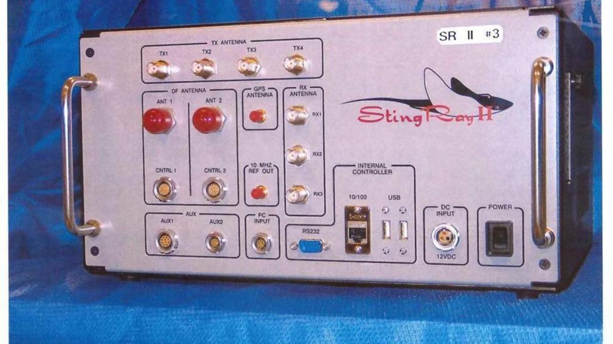 This is a StingRay II, manufactured by Harris Corporation, of Melbourne, Fla., a cellular site simulator used for surveillance purposes. Tacoma police use a similar device, and a recent lawsuit says it interferes with normal cellphone use.