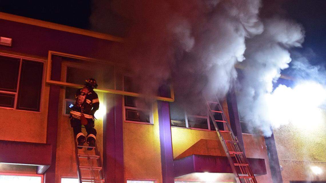 A dog day care caught on fire in Washington, fire officials said.