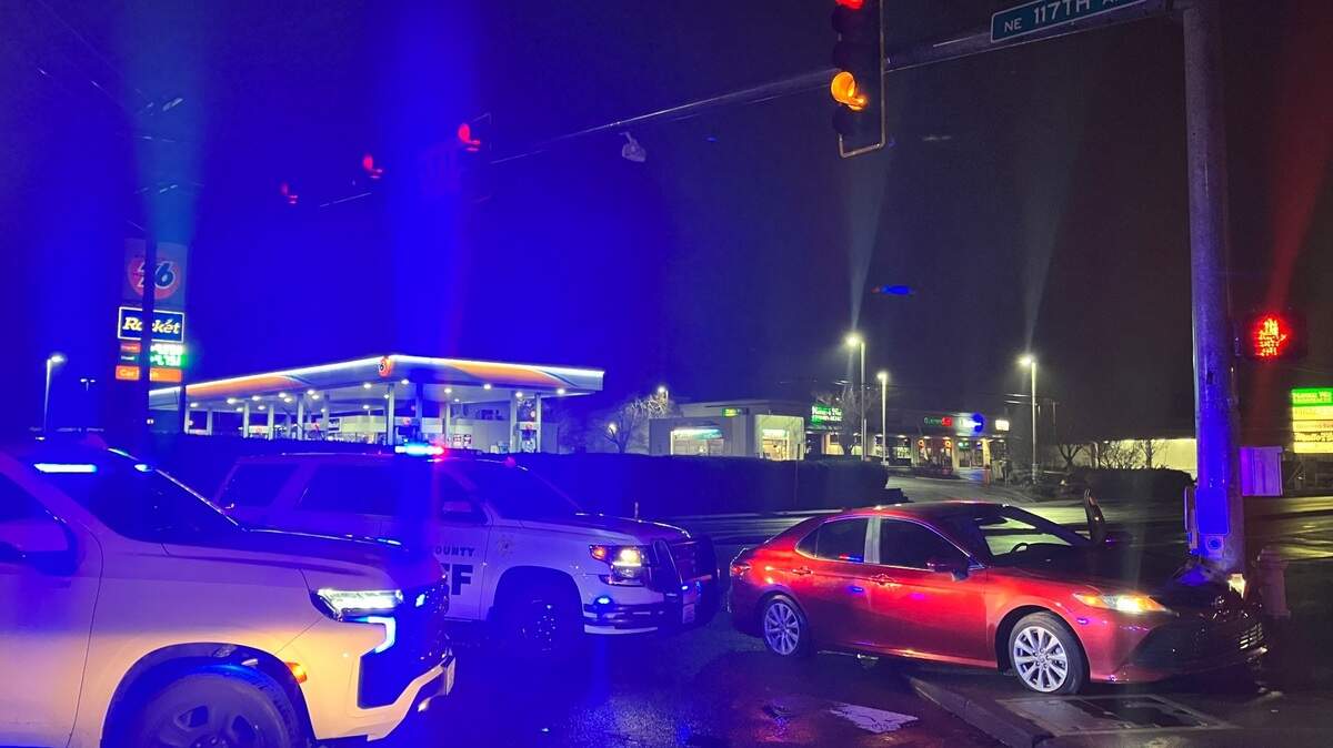 A person fleeing deputies jumped onto a moving semi to avoid being arrested Dec. 11 in Clark County, Washington, authorities said.
