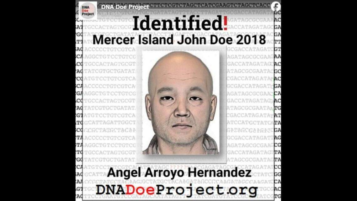 A body found floating in a Washington lake in 2018 has been identified.