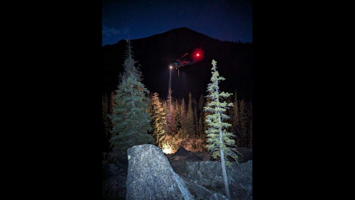 Nurses called rescuers through an inReach device for an injured hiker Oct. 4 on the Stuart Lake Trail in Chelan County, Washington.