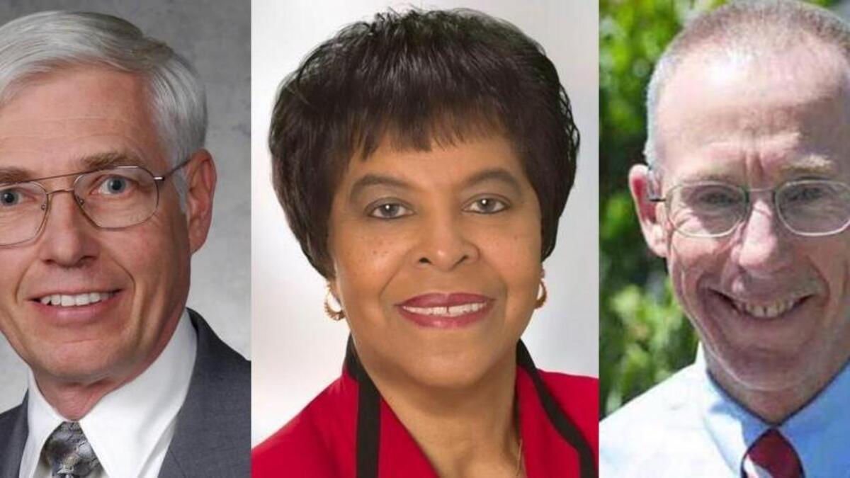For Lakewood City Council, The News Tribune Editorial Board endorses (left to right) Mike Brandstetter, Mary Moss and John Simpson.