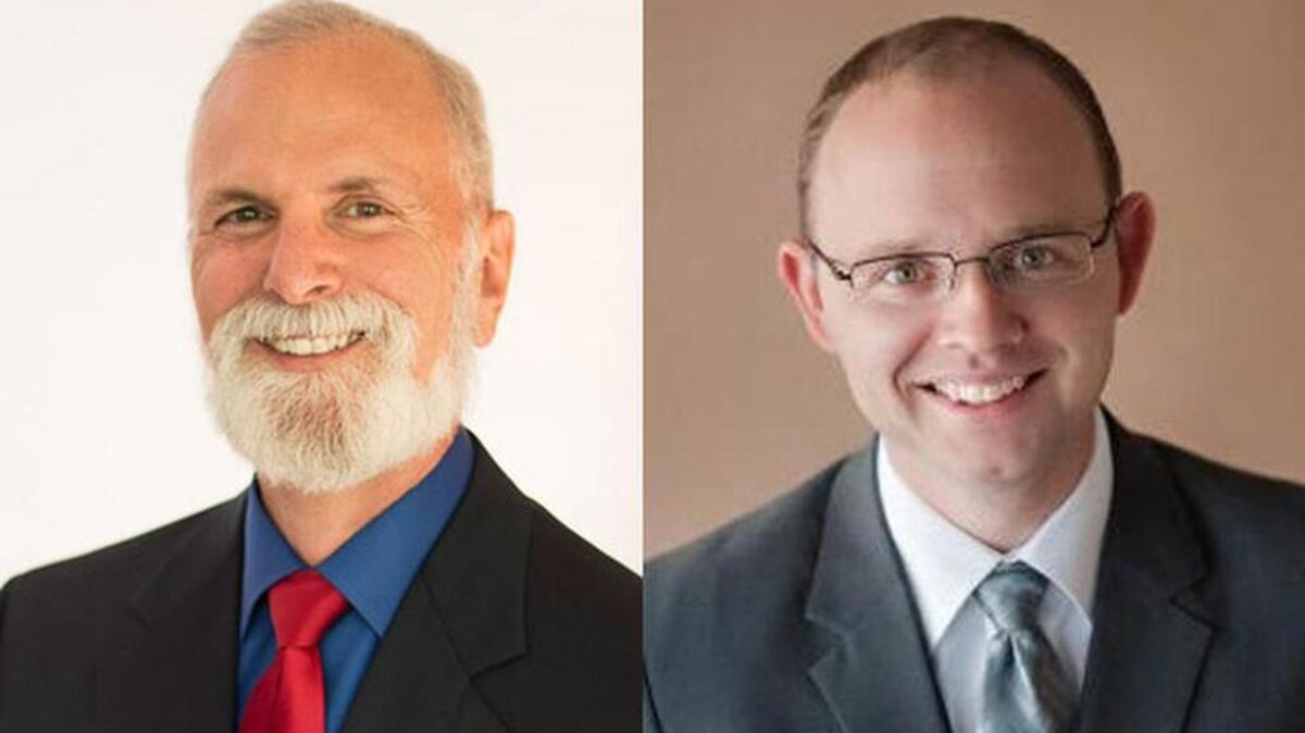 State Sen. Phil Fortunato of Auburn (left) and Rep. Morgan Irwin of Enumclaw were both appointed to represent Legislative District 31 on Saturday. The best part of the Republican musical chairs is that Irwin, a promising young talent, will go to Olympia.