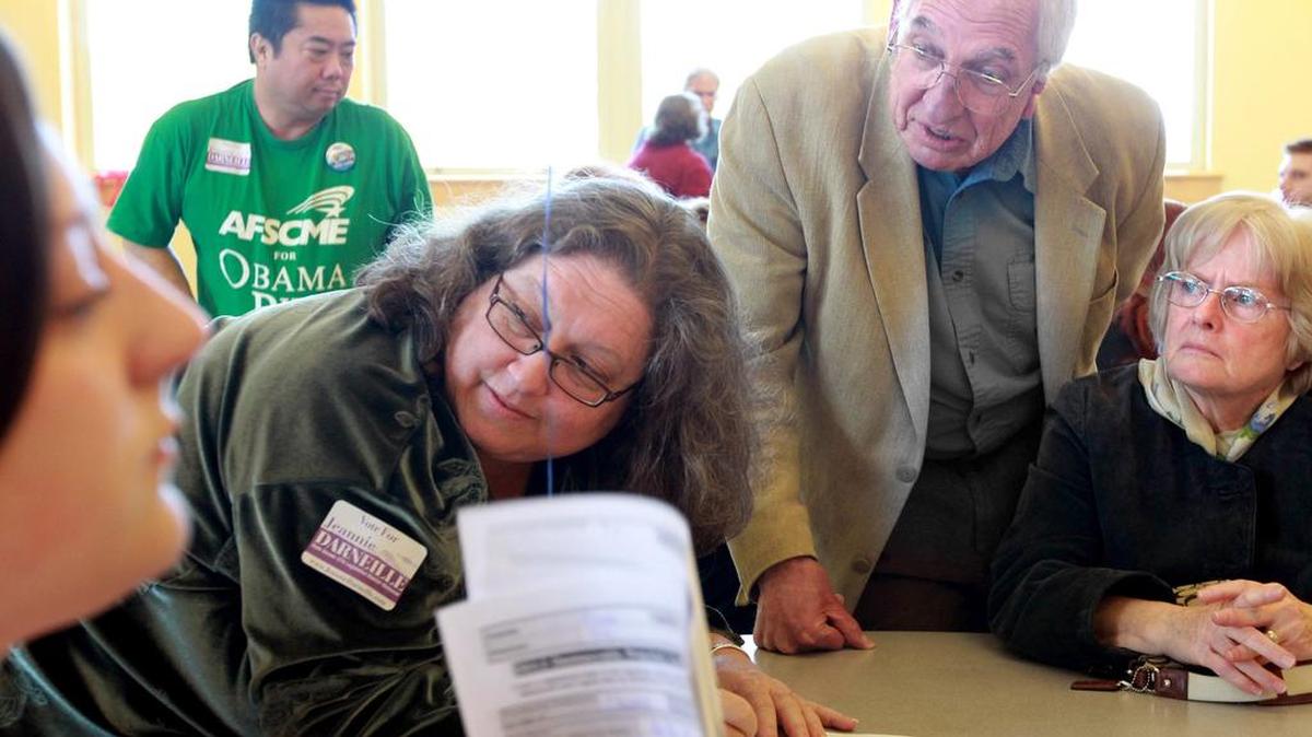 Democrats from Tacoma’s 27th District caucused in April 2012 at Jason Lee Middle School to select delegates to the party's county convention and legislative district caucus. This year’s Democratic caucuses are Saturday.