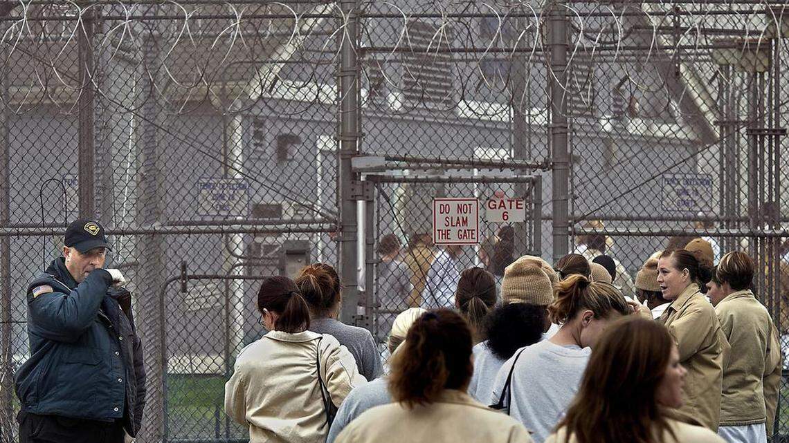 Corrections guard Tom Lovell at the Washington Corrections Center for Women in Purdy in 2013. Dean J. Koepfler / Staff Photographer