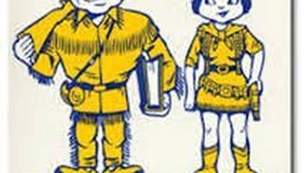 Portrayals of the Whitman College Missionaries have varied over the years, including this image of hardy frontier people. A mascot working group and the college president concurred recently that it was time to drop the Missionary. They say it doesn’t mean they are renouncing the school’s ties to Marcus and Narcissa Whitman.