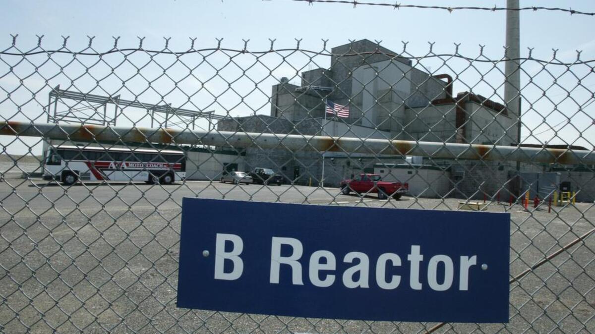 
Hanford's B Reactor produced the plutonium used in the bomb dropped on Nagasaki on Aug. 9, 1945. 
