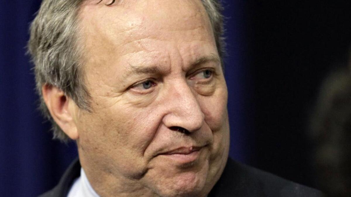Lawrence Summers is a professor at Harvard and a former treasury secretary and director of the National Economic Council in the White House.
