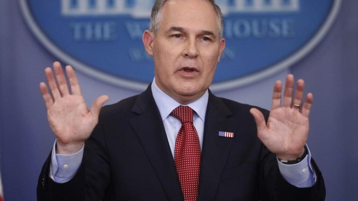 Whoa, Nelly, not even Scott Pruitt himself can come up with 10 reasons he’ll be missed as America’s pollution enabler in chief. Coming up with five is hard enough.