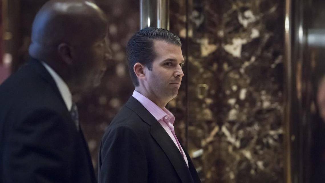 Donald Trump Jr., seen here in November 2016, has been thrust into the spotlight over allegations of possible collusion during last year's election between the Trump campaign and Russia. Photo by