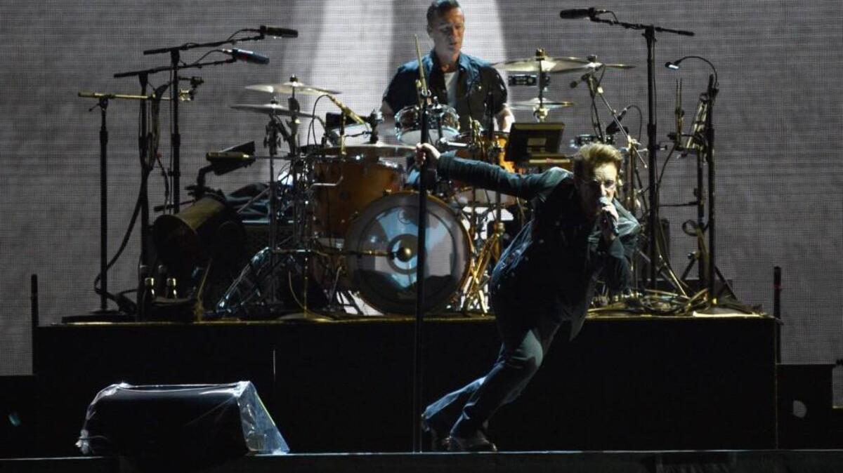All is quiet on New Year’s Day? Not if U2 were to announce concert(s) at the Tacoma Dome in 2018. That’s one of several headlines we’d like to see this year. Here, drummer Larry Mullen Jr. and Bono perform onstage during U2’s "Joshua Tree Tour 2017" last May at CenturyLink Field in Seattle.
