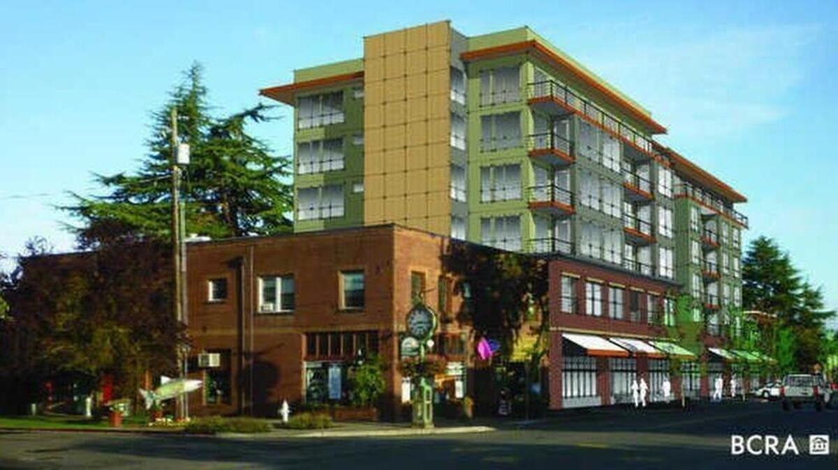 
Design depicts five-story Proctor Station that is now under construction on Proctor Avenue in Tacoma.
