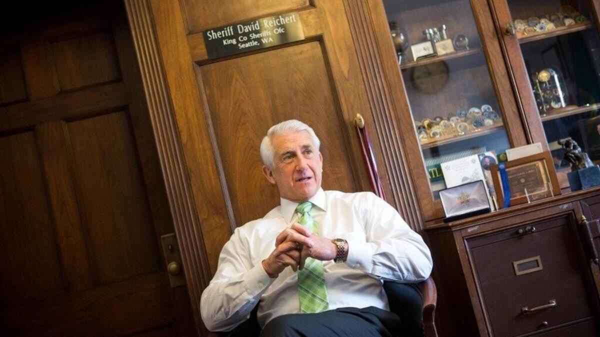 Rep. Dave Reichert is interviewed in his office in the House Longworth building on Capitol Hill. The former King County sheriff has become a key figure on trade and other issues, and will answer screened questions in a Thursday Facebook forum. But it won’t be a traditional town hall format.