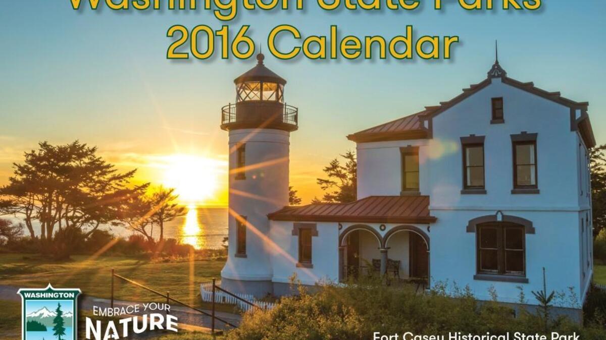 The 2016 calendar from Washington State Parks is now on sale.