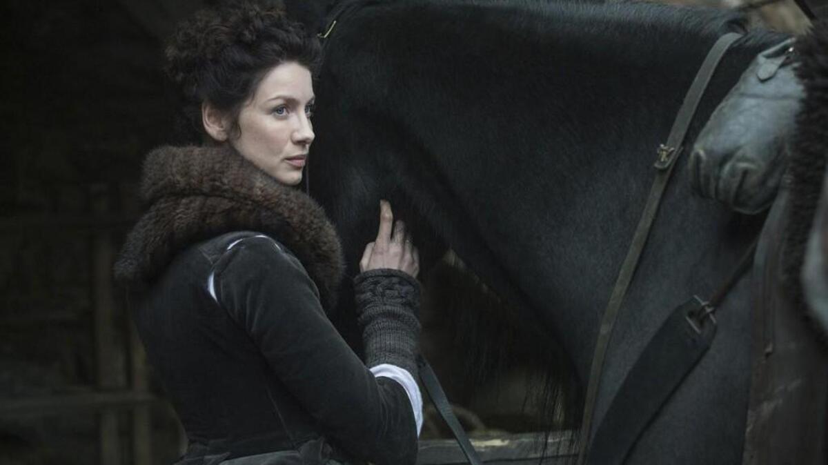 Caitriona Balfe appears in a scene from “Outlander.” She is one of the entertainment stars scheduled to appear at Emerald City Comicon in March.