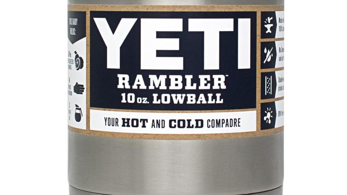 The Yeti Rambler Lowball keeps coffee piping hot and cocktails nice and cool with specially designed double-wall vacuum insulation.