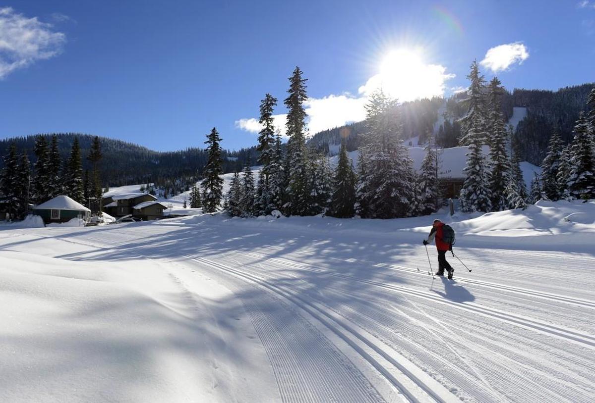 The White Pass Nordic Center offers a cross-country trail system for classic skiing, skate skiing and snowshoeing.