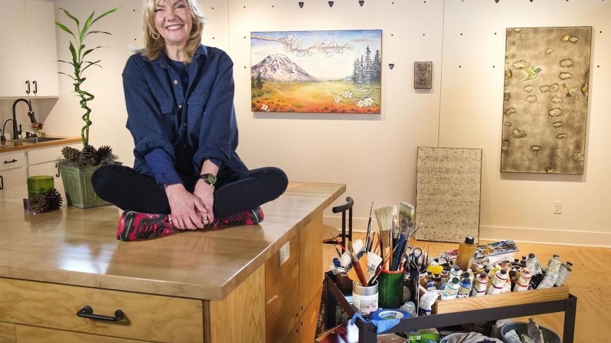 “I’m truly the least likely person to succeed in sports,” said artist Susan Hall with a laugh in her Lakewood studio. The 60-year-old has qualified to run four of the six World Marathon Majors starting with Monday’s Boston Marathon.