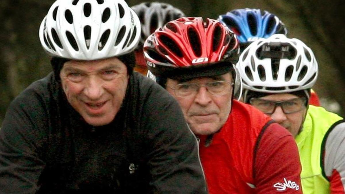 Members of the Capital Bicycling Club ride through Olympia in 2011.