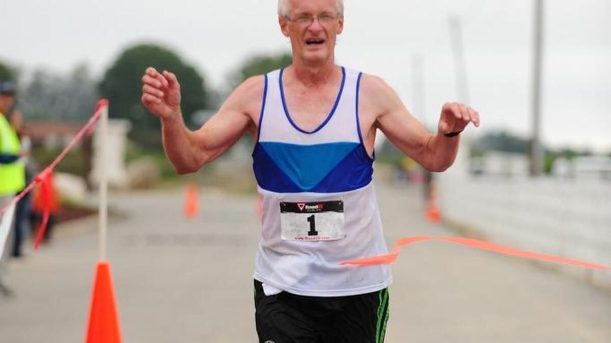 Mickey Allen, 60, of Tacoma will run the Boston Marathon for the 15th year in a row on Monday.