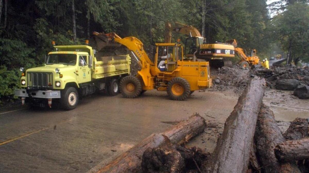 A $27.5 million contract to address safety and maintenance issues along U.S. Highway 101 at Lake Crescent could help reduce the number of mudslides.