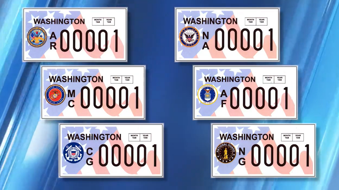 How You Can Support Washington Veterans with an Armed Forces License Plate