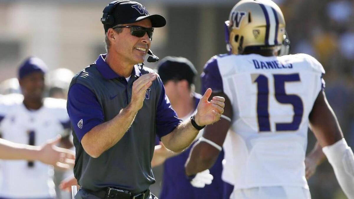 Chris Petersen says of any UW recruit: “You need to know in your heart, 100 percent, that there’s not another school you want to go to.”