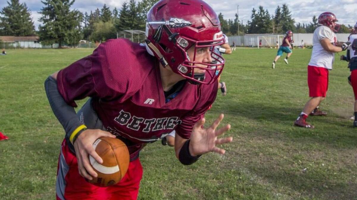 
Bethel High School quarterback Bryce Missey could be out for a month with a shoulder injury.
