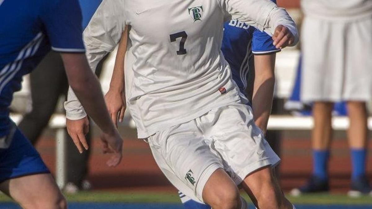JJ Allen of Todd Beamer in a state tournament playoff game held in Federal Way, May 17, 2017. The Titans of Todd Beamer beat the Bothell Cougars 2-1.
