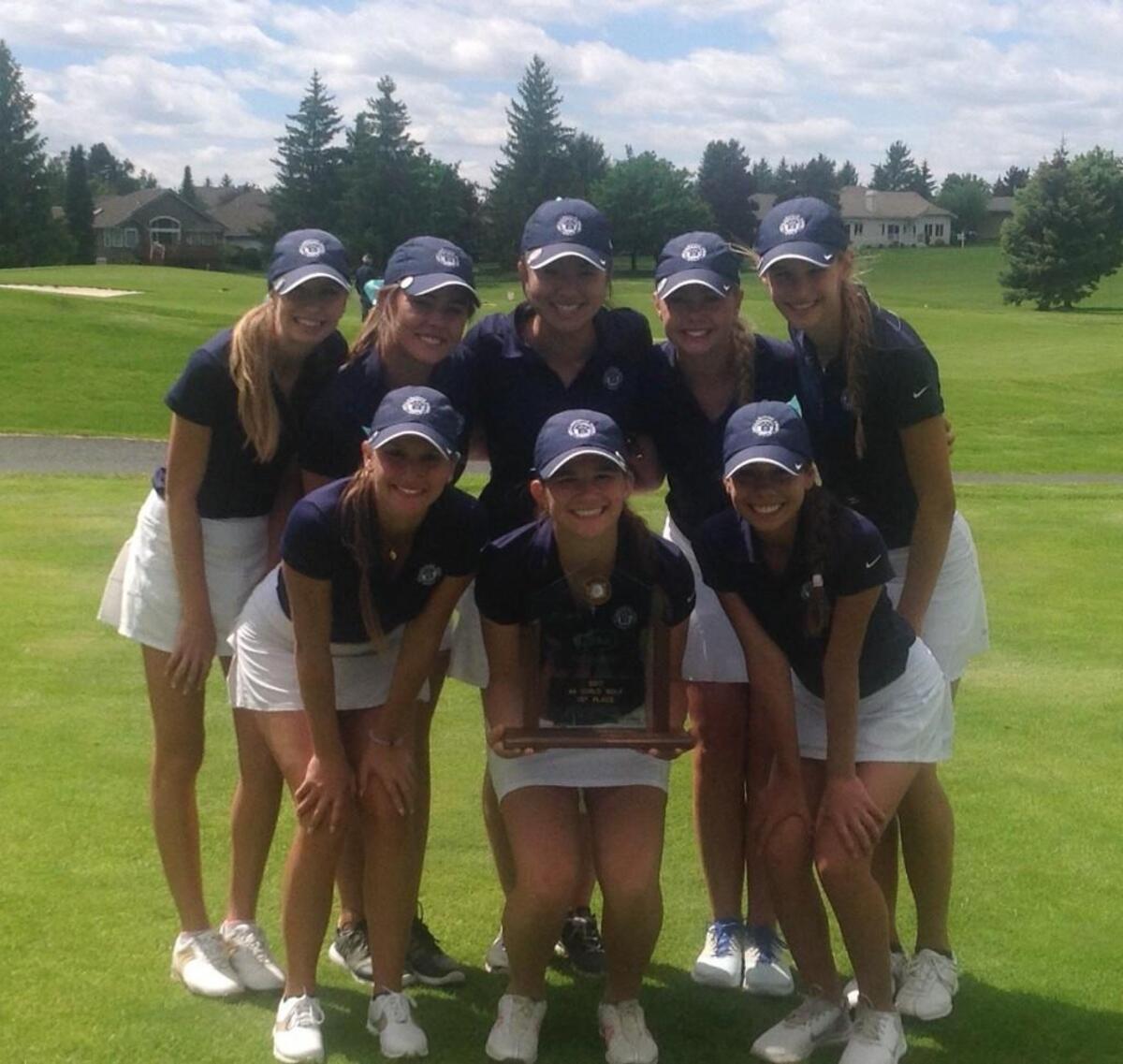 The Bellarmine Prep girls golf team won their eighth consecutive state 4A team title on Wednesday in Spokane.
